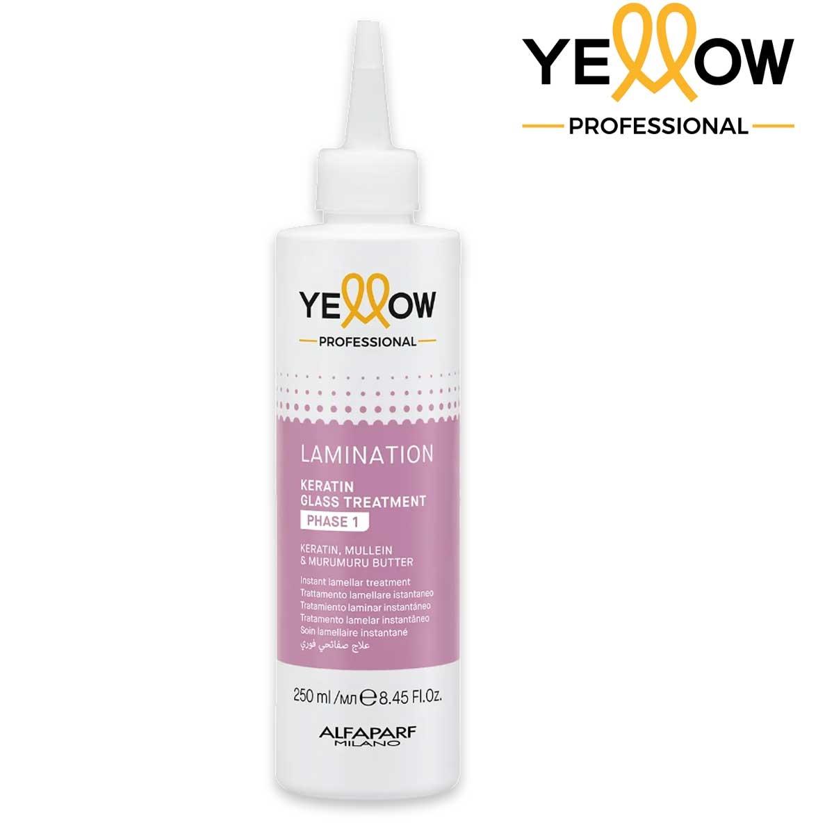 Alfaparf yellow keratin glass treat. phase 1 250ml