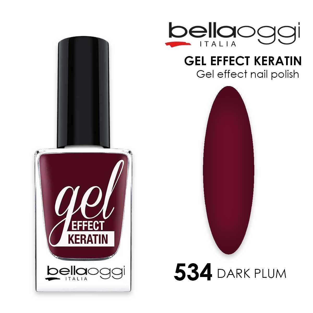Gel effect keratin smalto effetto gel con cheratina 534