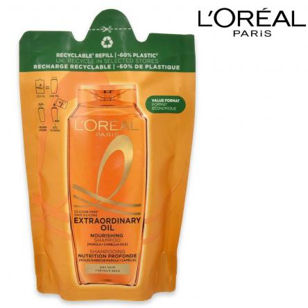 L'oreal elvive shampoo refill 250 ml olio straordinario