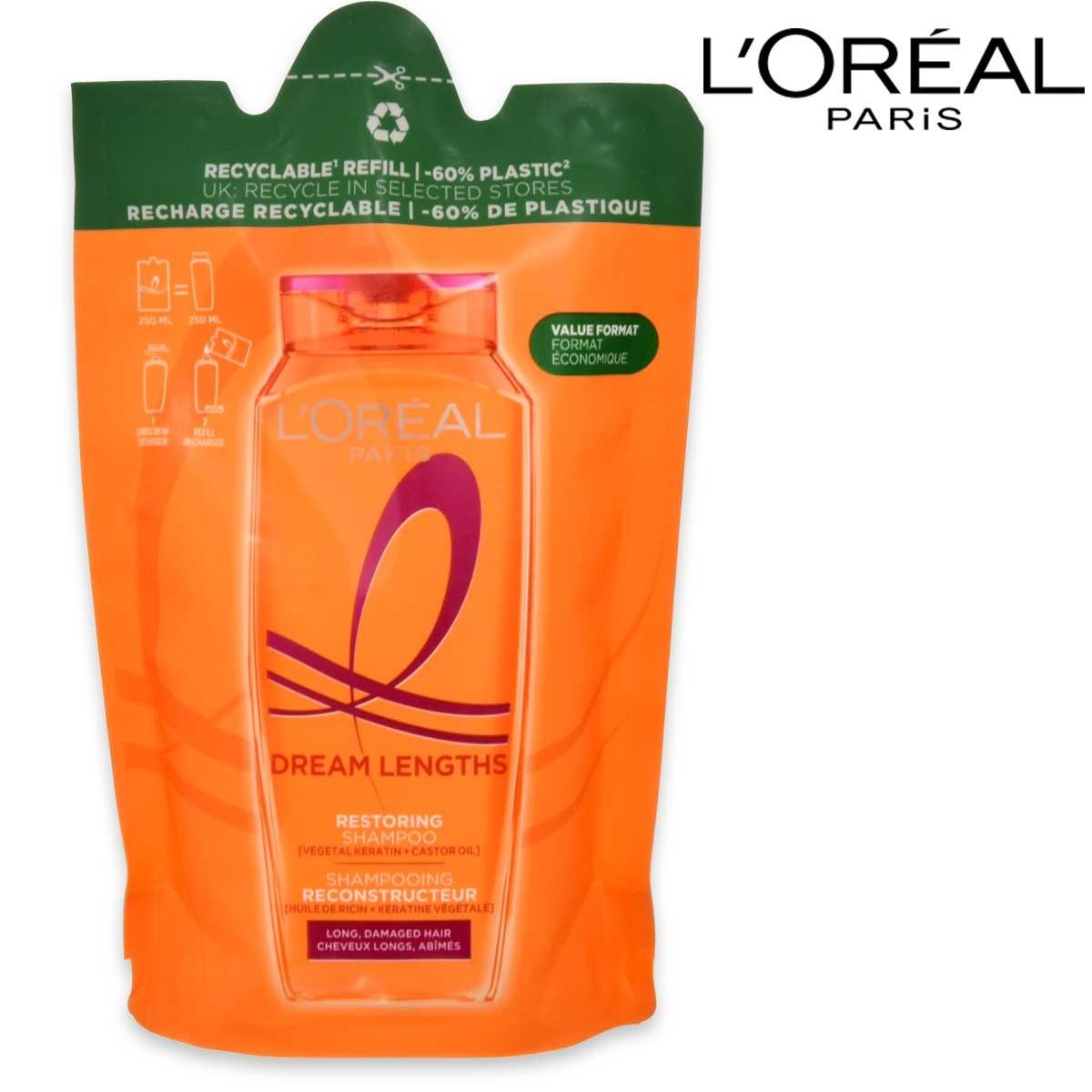 L'oreal elvive shampoo refill 250 ml ricostruttore