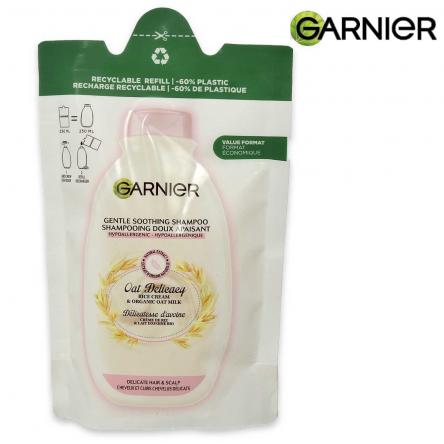 Garnier shampoo refill 250 ml lenitivo al latte d'avena delicato