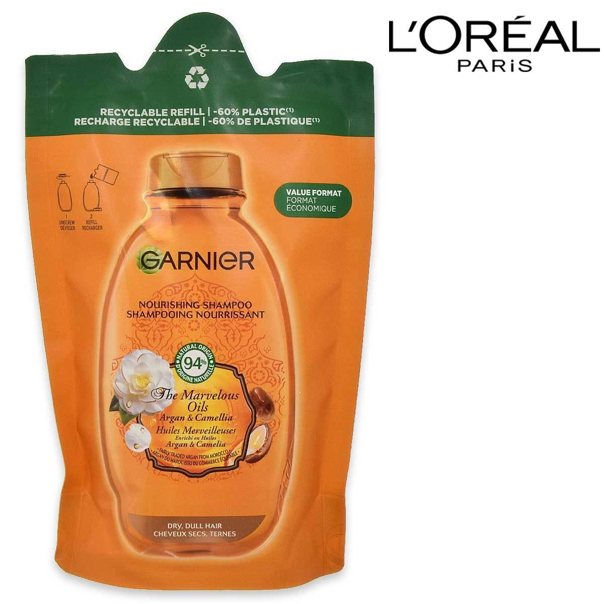 Garnier shampoo refill 250 ml olio meraviglioso