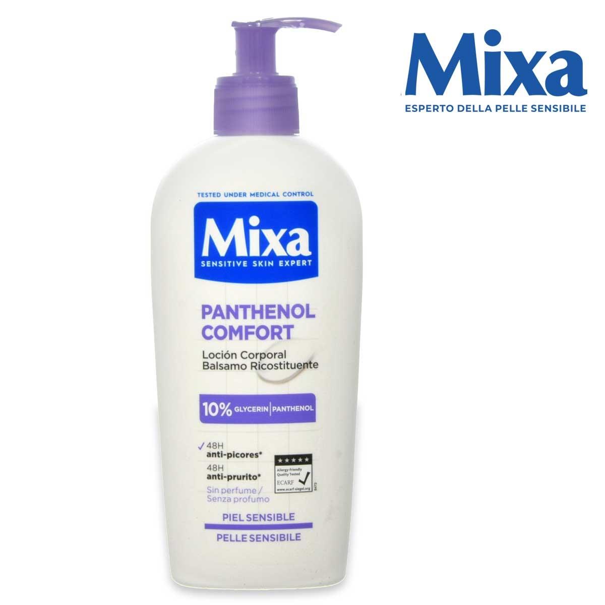 Mixa body panthenol comfort crema lenitiva pelle tendenza atopica pump 250 ml