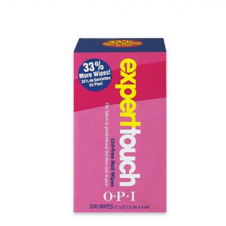 Opi expert touch  nail wipes box 200 pz