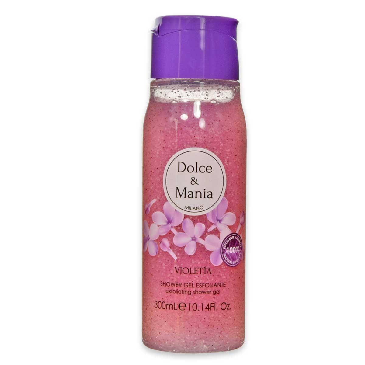 Dolce & mania shower gel scrub 300ml violetta