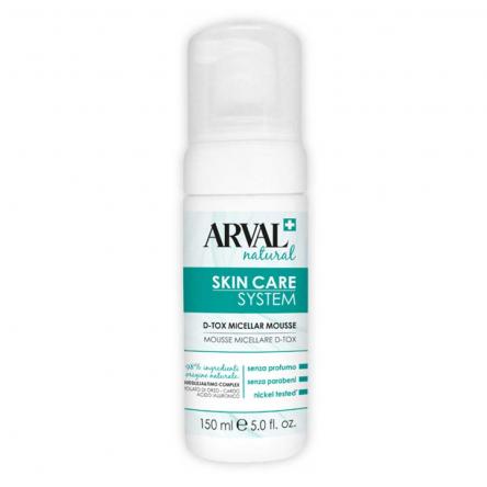 Arval natural skincare system d-tox micellar mousse - mousse micellare d-tox foamer 150 ml