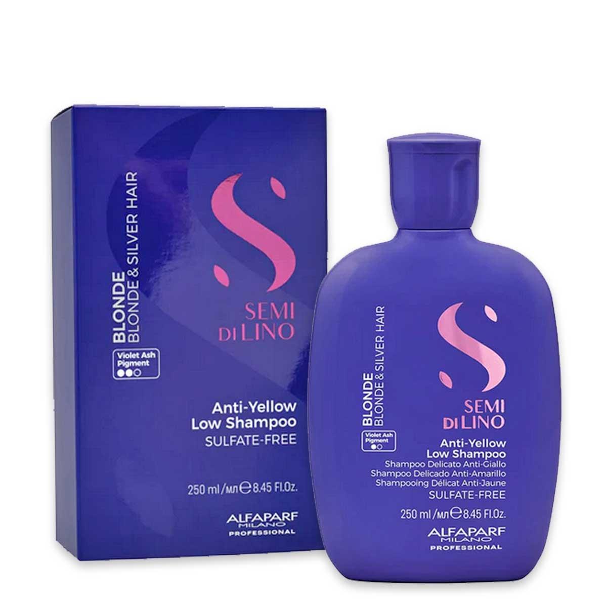 ALFAPARF MILANO SEMI DI LINO BLONDE ANTI-YELL.SHAMPOO 250ml