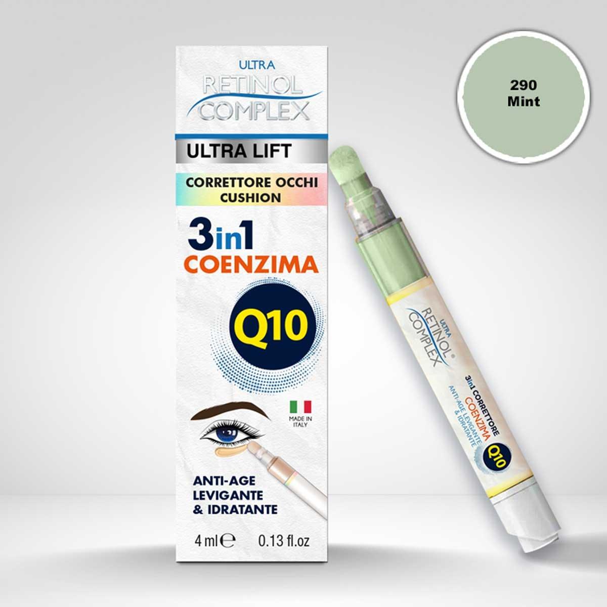 Retinol complex correttore occhi 290 mint cushion 3 in 1 coenzima q10 4ml