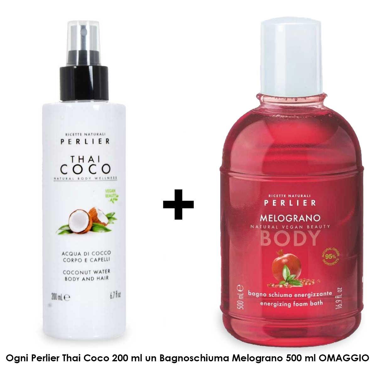Perlier thai coco acqua corpo e capelli 200 ml