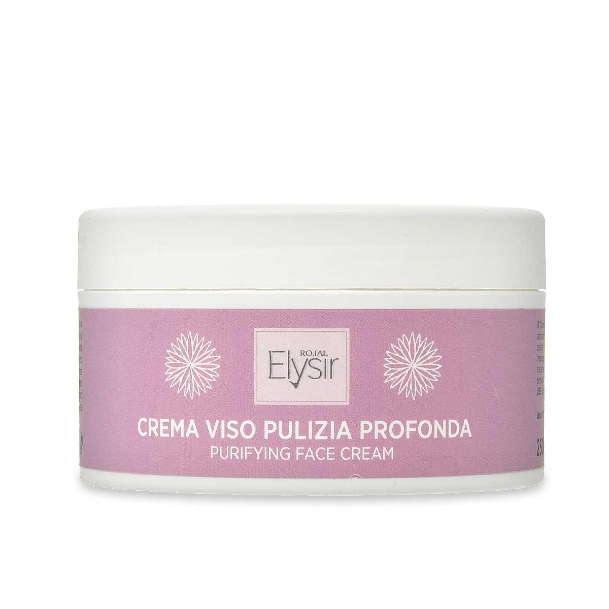 Roial elysir crema viso pulizia profonda pelli miste 250ml con estratto di melone amaro