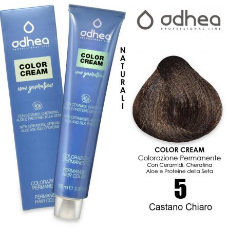 Odhea color cream con ammoniaca 100 ml - 5 castano chiaro