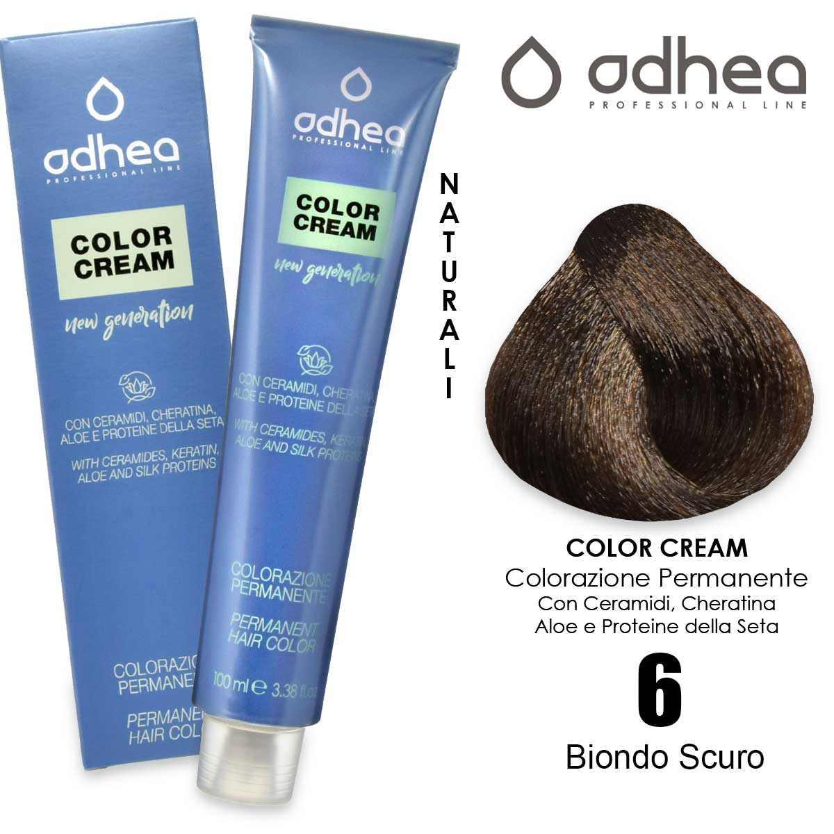 Odhea color cream con ammoniaca 100 ml - 6 biondo scuro