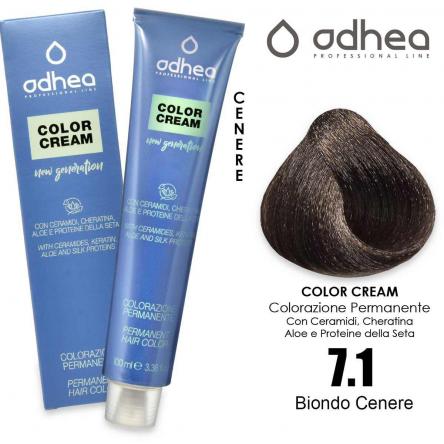 Odhea color cream con ammoniaca 100 ml - 7.1 biondo cenere