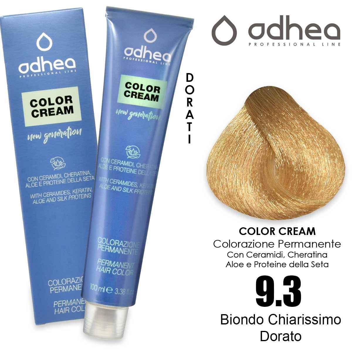 Odhea color cream con ammoniaca 100 ml - 9.3 biondo chiarissimo dorato