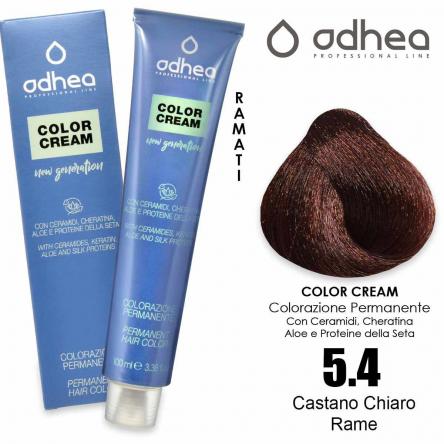 Odhea color cream con ammoniaca 100 ml - 5.4 castano chiaro rame
