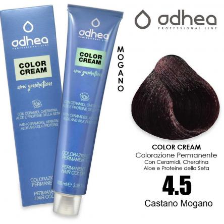 Odhea color cream con ammoniaca 100 ml - 4.5 castano mogano