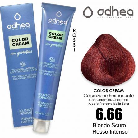 Odhea color cream con ammoniaca 100 ml - 6.66 biondo scuro rosso intenso