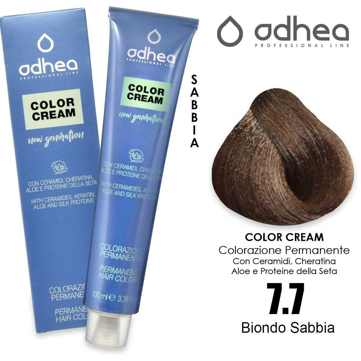 Odhea color cream con ammoniaca 100 ml - 7.7 biondo sabbia