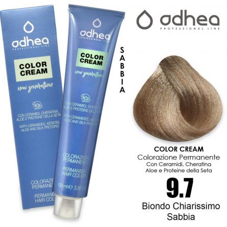 Odhea color cream con ammoniaca 100 ml - 9.7 biondo chiarissimo sabbia