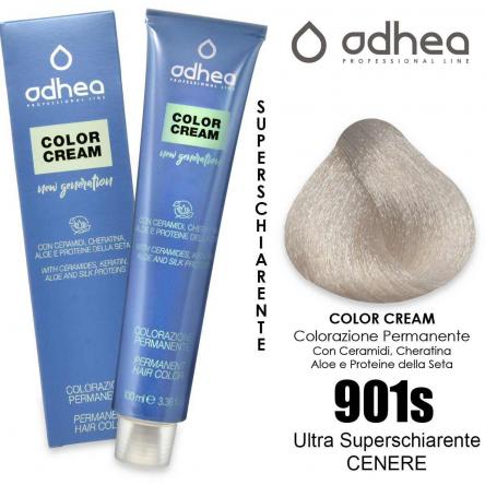 Odhea color cream con ammoniaca 100 ml - 901 s ultra superschiarente cenere