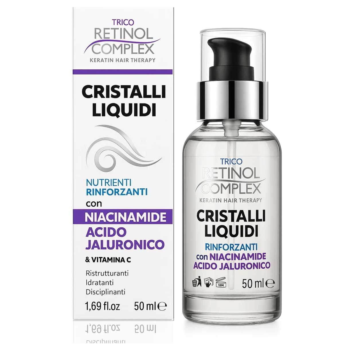 Keratin complex cristalli liquidi niamicide & acido jaluronico 50 ml
