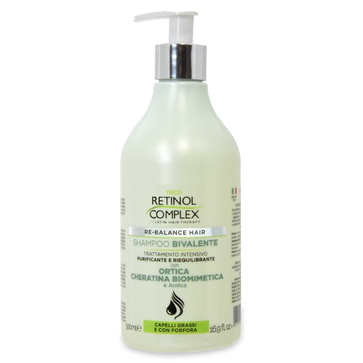 Retinol complex shampoo antiforfora bivalente 500 ml