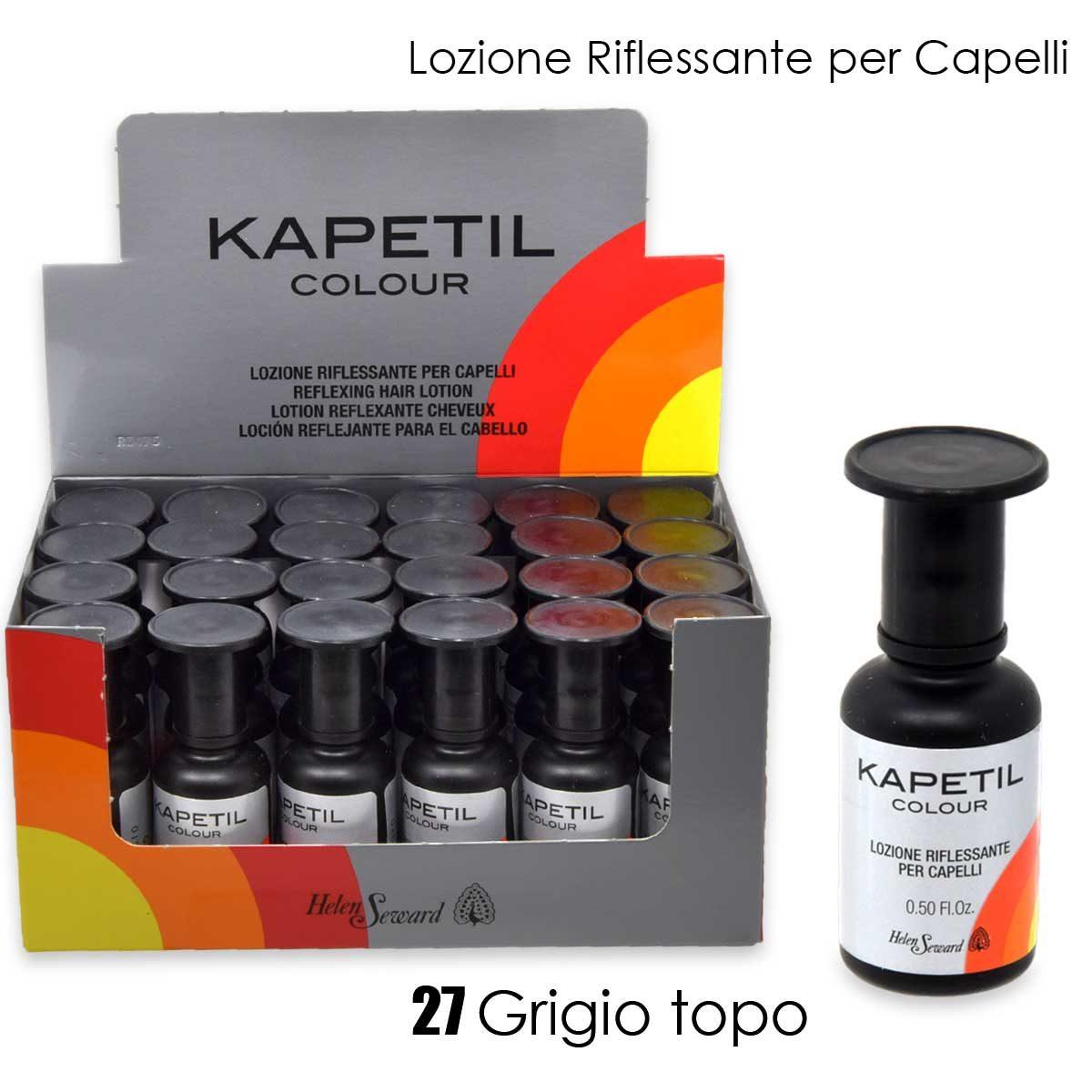 Helen seward kapetil grigio topo/dark grey lozione 24 flaconi x15 ml