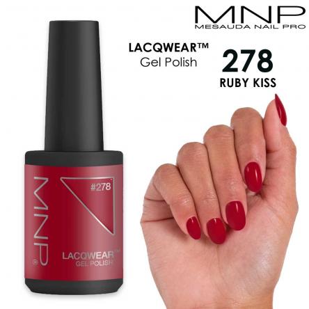 MESAUDA LACQWEAR MNP 10 ML Gel Polish 278 RUBY KISS