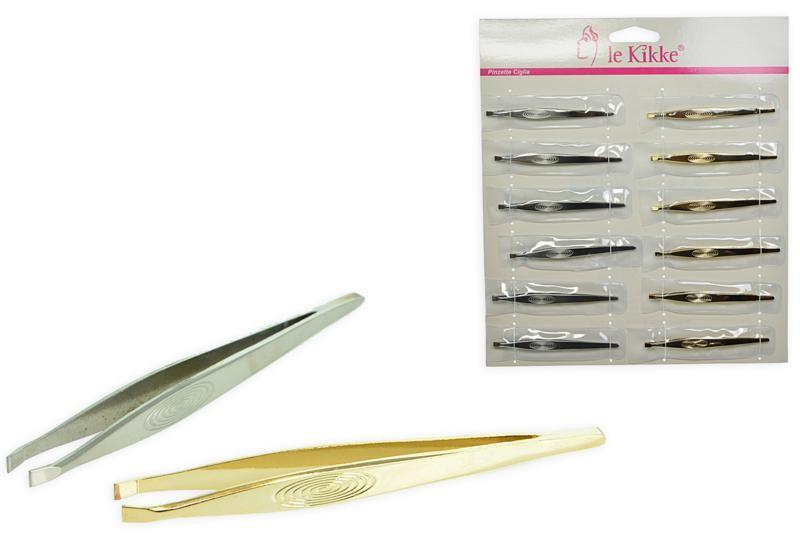 Le kikke pinzette ciglia  argento/oro