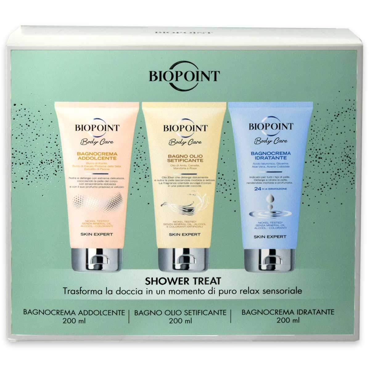Biopoint coffret shower treatment 200 ml x 3