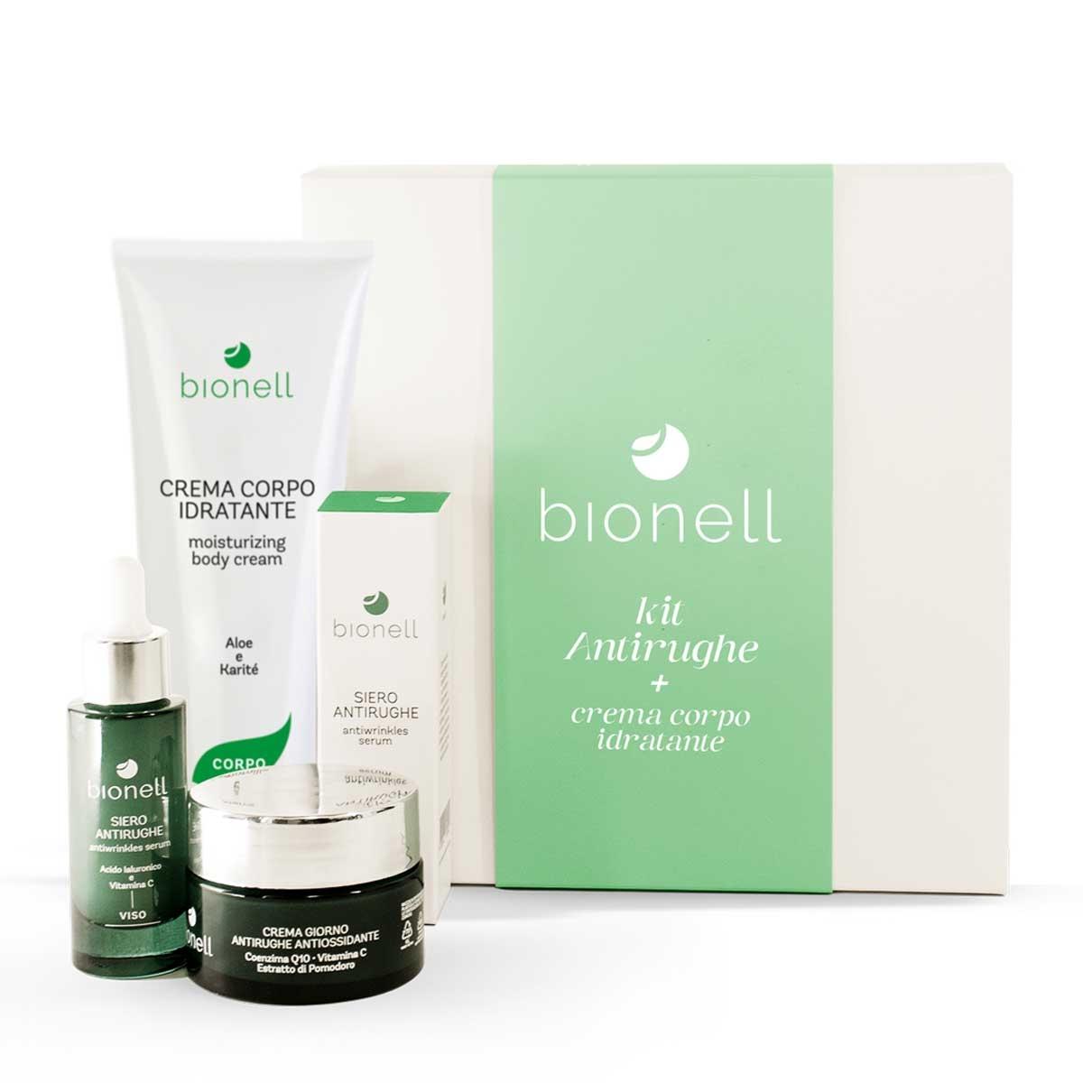 Bionell kit antirughe  ( crema suprema ant.+ siero ant.) + crema corpo id. 250 ml