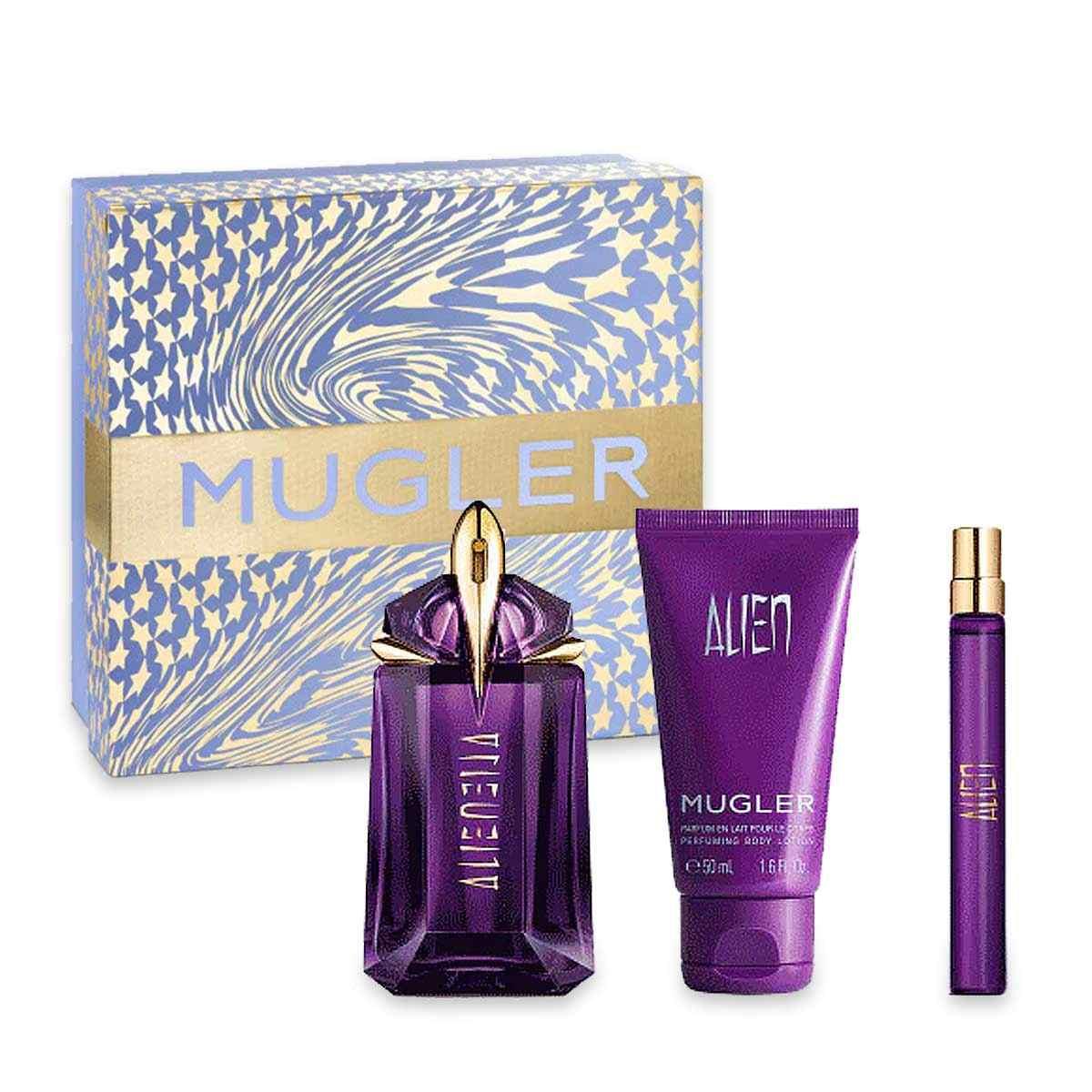 R t.mugler alien edp 60 ml + 10 ml + latte corpo +50 ml