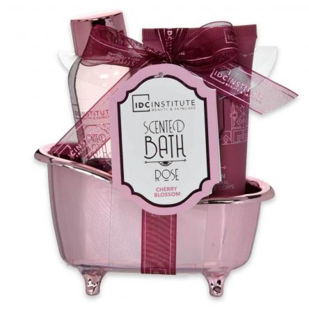 Idc institute scented bath rose mini bathtub set