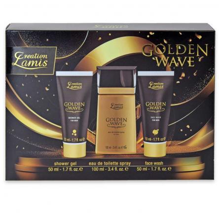 Creation lamis coffret golden wave men 3 pezzi