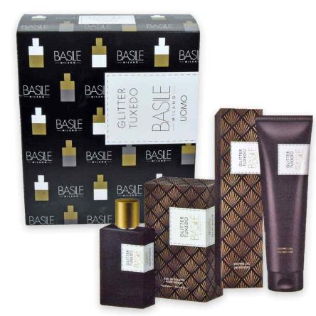 Basile coffret glitter tuxedo edt 100 ml + shower gel 300 ml