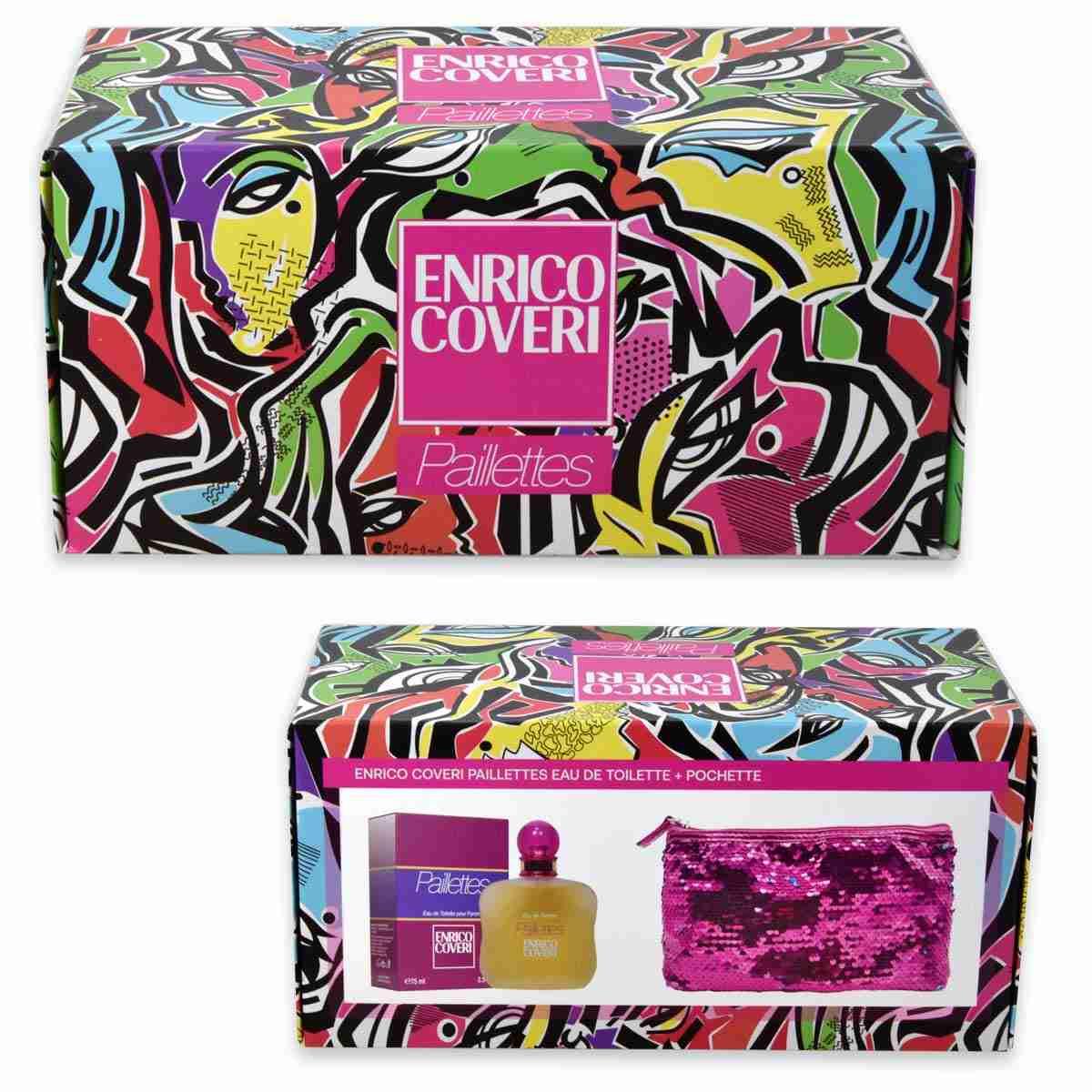 Enrico coveri paillettes edt 75 ml + pochette