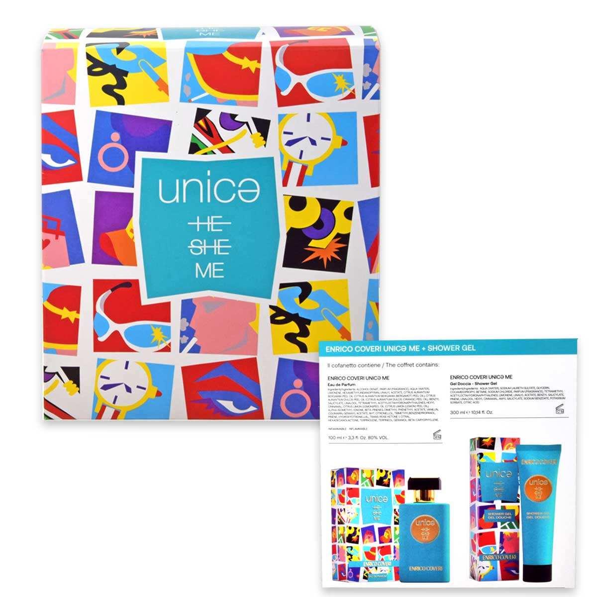 Enrico coveri unic? me edp 100 ml + shower gel 300 ml