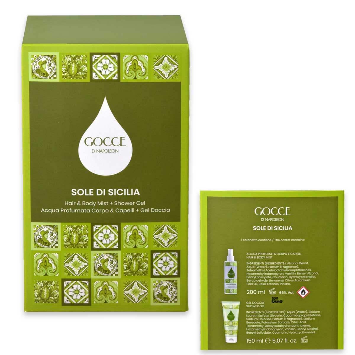 Gocce sole di sicilia hair & body mist 250 ml + shower gel 150 ml