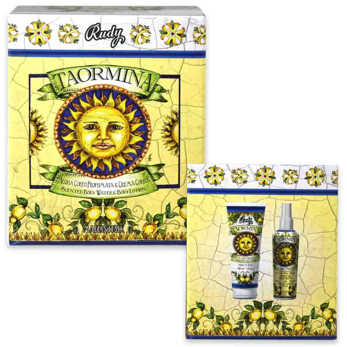 Rudy maioliche set taormina body mist 150 ml + crema corpo 200 ml
