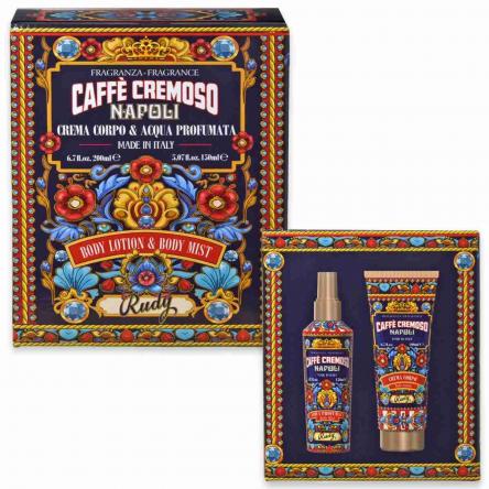 Rudy maioliche set caffÈ body mist 150 ml + crema corpo 250 ml