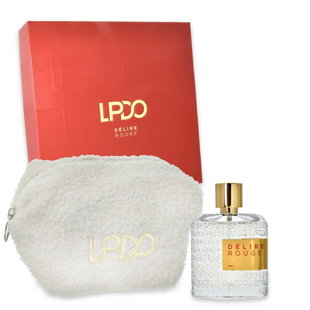 Lpdo coffret delire rouge edpi 30 ml + pochette