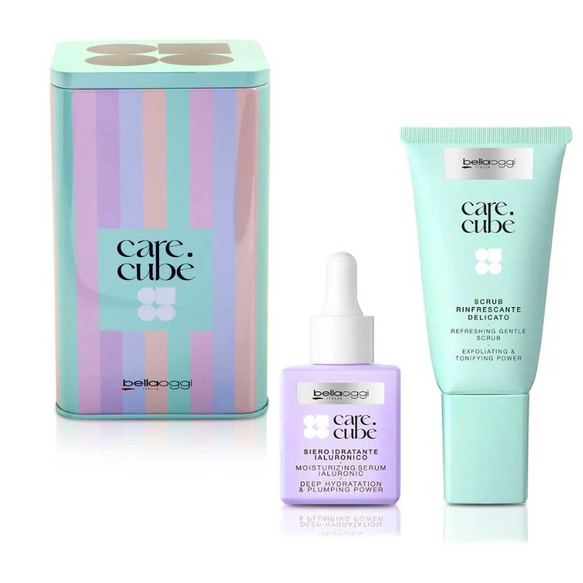 Bella oggi kit in latta care cube purify