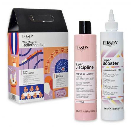 Dikson kit natale prime superdisciplinati 300 ml super booster 300 ml