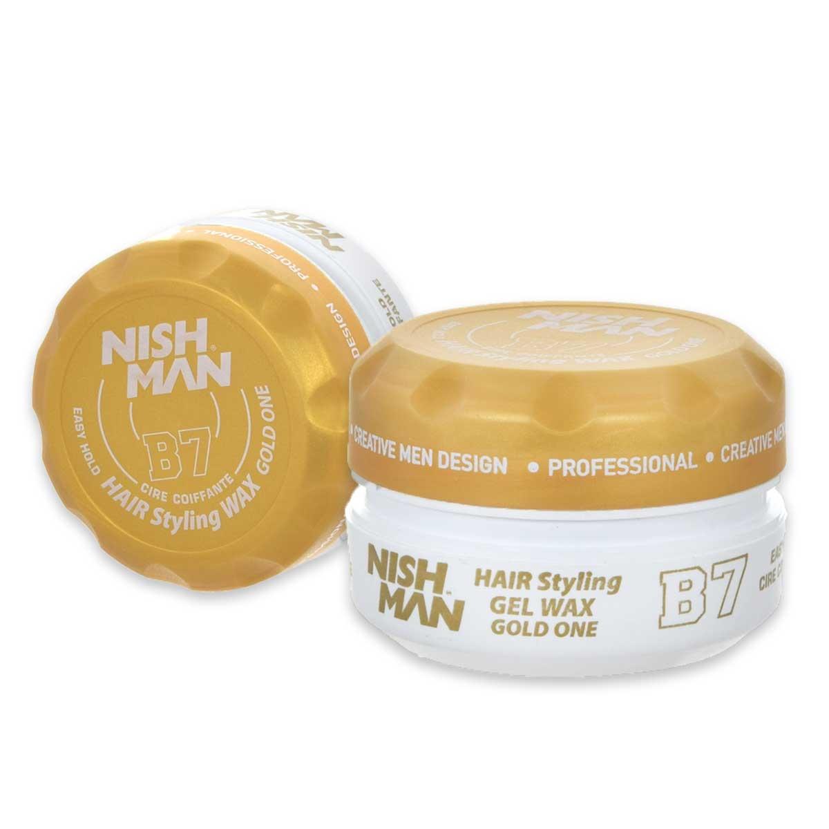 Nishman aqua gel wax b7 gold one easy use & medium hold 150 ml