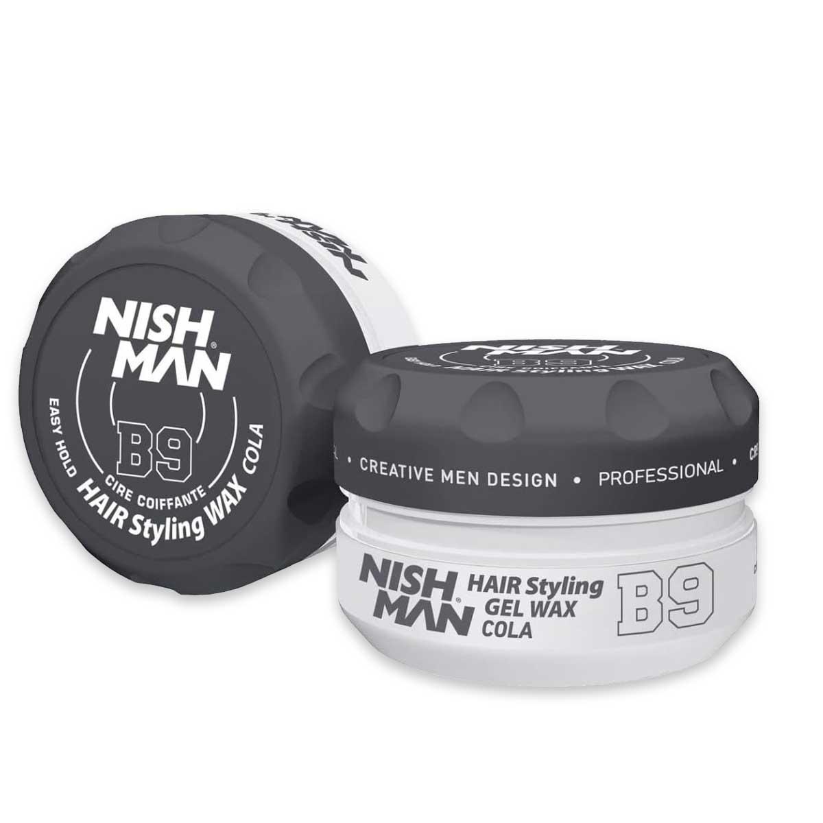 Nishman aqua gel wax b9 cola    easy use & medium medium hold 150 ml