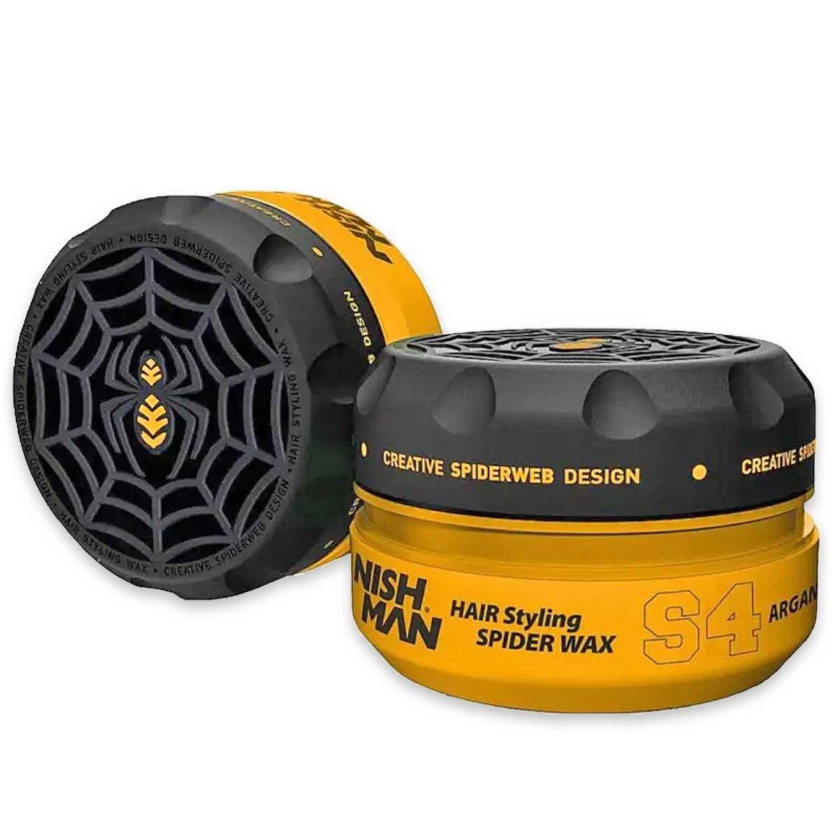 Nishman aqua hair styling spider wax (argan)  s4 150 ml