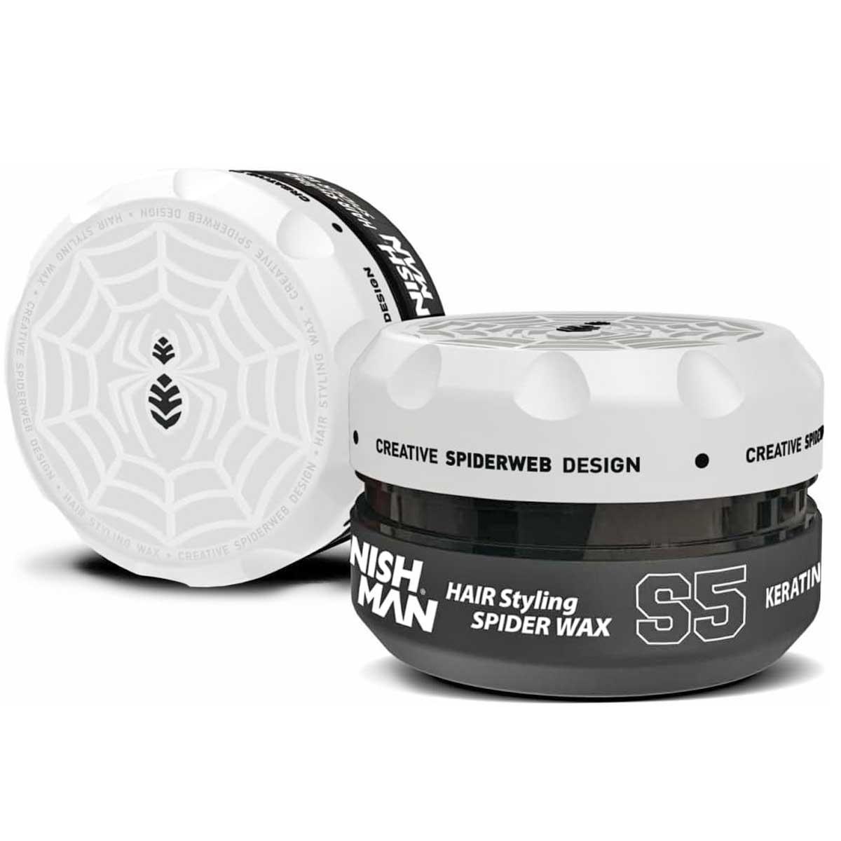 Nishman aqua hair styling spider wax (keratin)  s5 150 ml