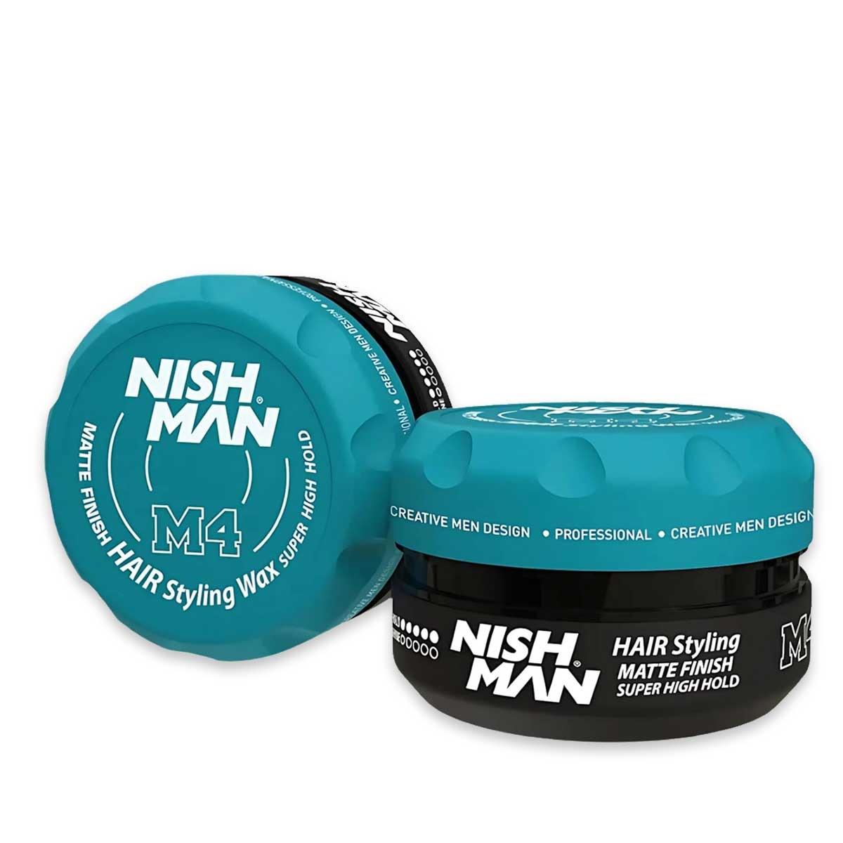 Nishman matte finish super high hold wax m4 100 ml
