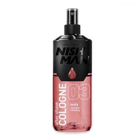 Nishman after shave cologne (caribbean) & nesly no.3 400 ml