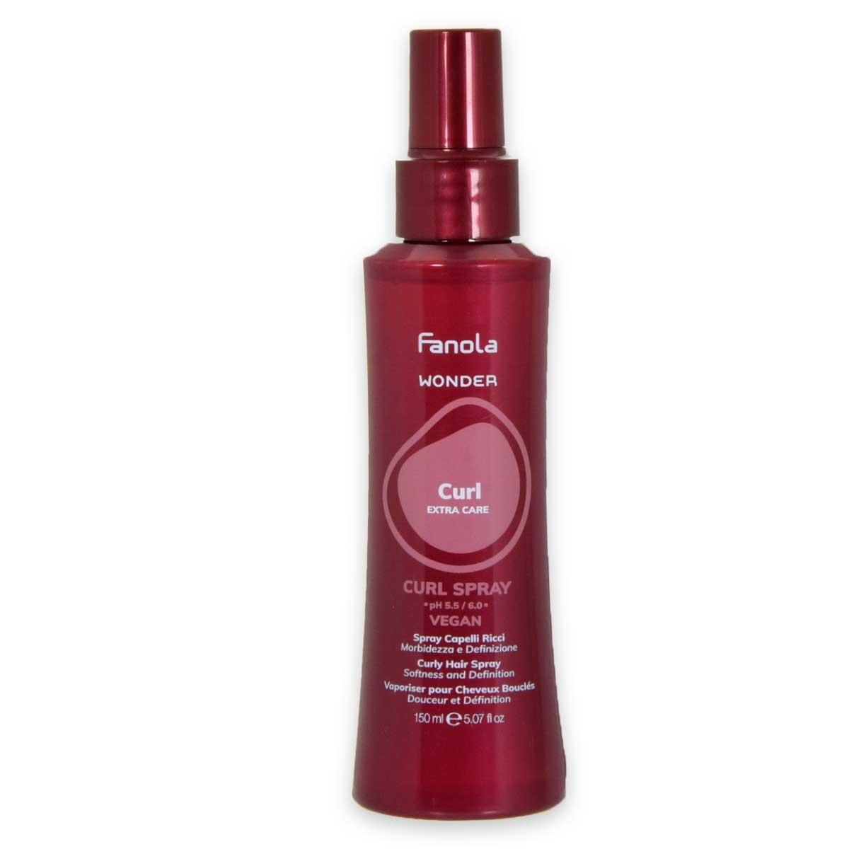 Fanola wonder curl spray capelli ricci morbidezza e definizione 150 ml